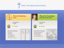 Tablet Screenshot of kath-kbn.ch